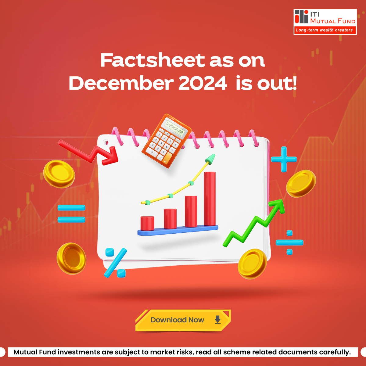 itimutualfund's tweet photo. Find out how our funds performed as on December 2024. Which of our funds are you invested in?
Click here to download the factsheet: https://t.co/AHfnUAJDuq
#FundFacts #FundFeatures #FundSmart #InvestmentOptions #DiversifyWithITI #EquityFunds #ITIMutualFund https://t.co/isinfOzAE3