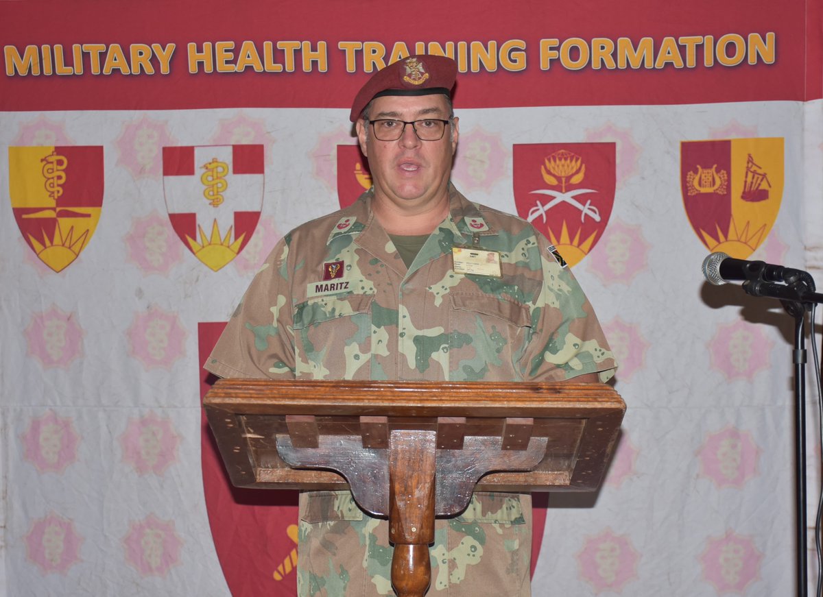 SANDF_ZA's tweet photo. #SAMilitaryHealthService Article || Military Health Training Formation Opening Course Address.
https://t.co/rqG067Sckq
#SANDF
#SAMilitaryHealthTrainingFormation
#TowardsMilitaryHealthExcellence https://t.co/NCOJtK3Ahj