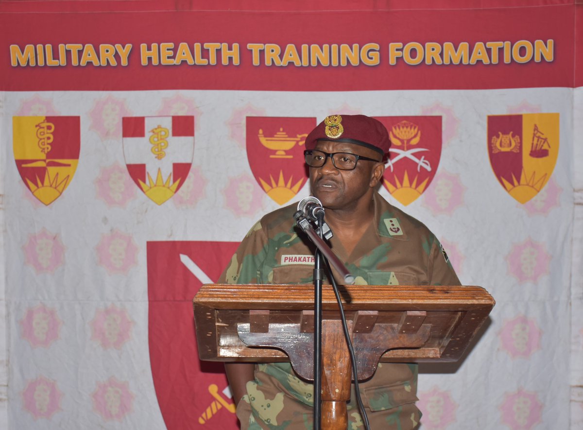 SANDF_ZA's tweet photo. #SAMilitaryHealthService Article || Military Health Training Formation Opening Course Address.
https://t.co/rqG067Sckq
#SANDF
#SAMilitaryHealthTrainingFormation
#TowardsMilitaryHealthExcellence https://t.co/NCOJtK3Ahj