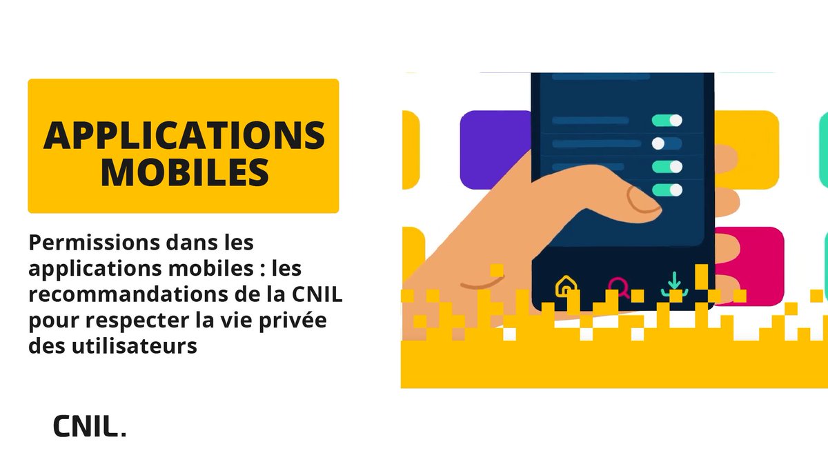 À la suite de la publication de ses recommandations pour aider les professionnels à concevoir des applications mobiles respectueuses de la vie privée, la CNIL revient sur le rôle clé des permissions au sein de ces applications 👉 cnil.fr/fr/permissions…