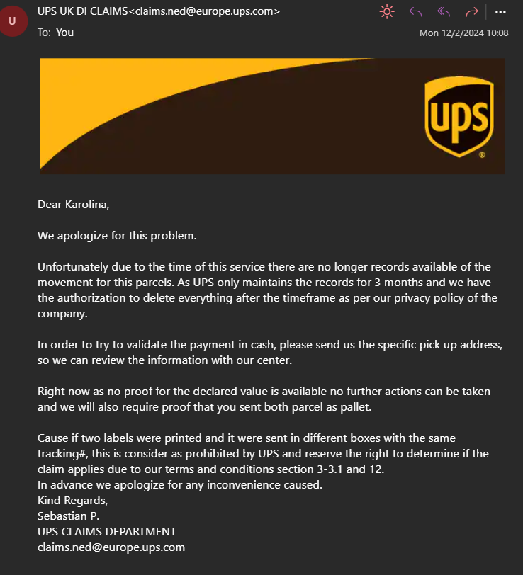 CrazyHKS_Ashley's tweet photo. 🚨 Lost Package Nightmare with UPS 📷

 Jan 29, 2024: I tried to schedule a pickup through @UPS  website, but their system outage forced me to arrange it via a phone call. I explained I had 2 packages and was assured ...
more in comments... #UPS_UK #ups
@UPS_UK https://t.co/QvSs12evx9
