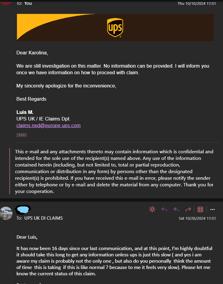 CrazyHKS_Ashley's tweet photo. 🚨 Lost Package Nightmare with UPS 📷

 Jan 29, 2024: I tried to schedule a pickup through @UPS  website, but their system outage forced me to arrange it via a phone call. I explained I had 2 packages and was assured ...
more in comments... #UPS_UK #ups
@UPS_UK https://t.co/QvSs12evx9