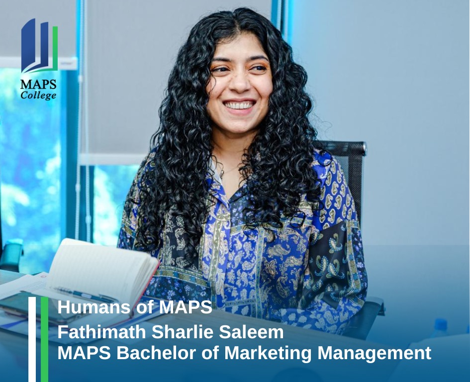 My name is Fathimath Sharlie Saleem. I started my corporate career with HSBC, right after school, where I started to learn more about corporate life. My hobbies and my profession have always seemed to me to be at odds. My haven, where I can freely express my ideas and feelings,