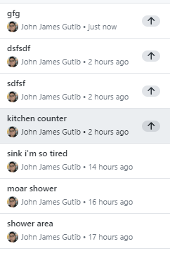 will to live draining in real time through commit messages