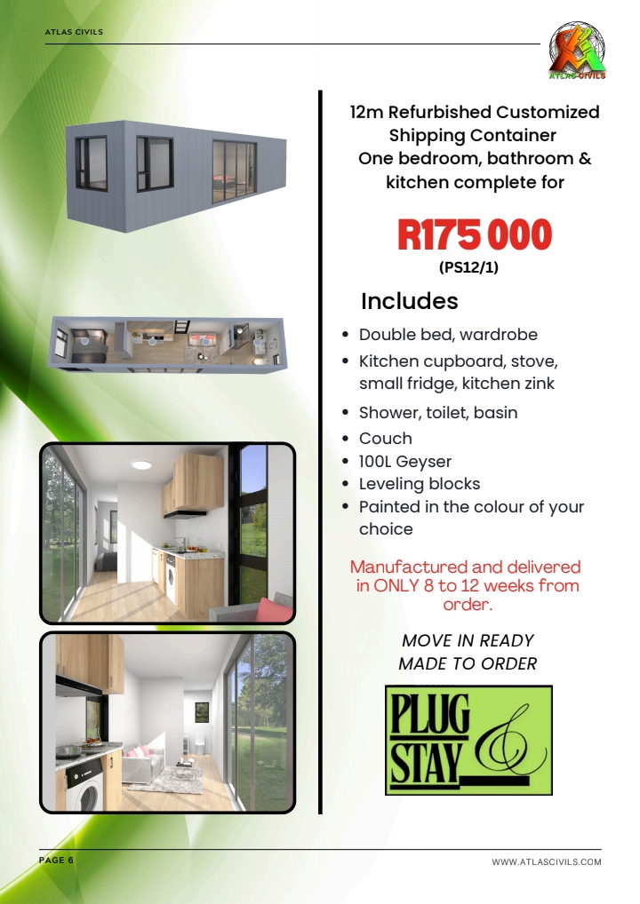 AtlasCivils's tweet image. Why settle for conventional? Our refurbished container houses offer a sustainable and stylish living option.

#BuildDifferent
#DreamInContainers
#CustomContainers
#ContainerSolutions
#ShippingContainers
#ModularConstruction
#ContainerSolutions
#ContainerLife