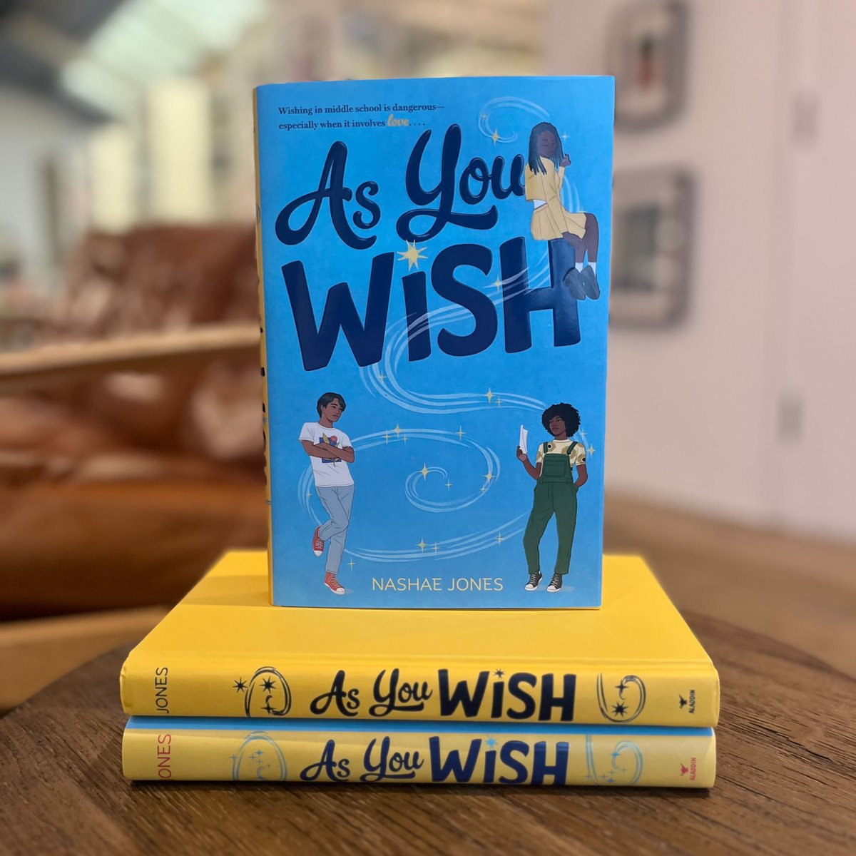 Be careful what you wish for, or you might fall into trickster god’s deceit like Birdie did in <a href="/NashaeJwriter/">Nashae Jones (mostly updates)</a>'s new children’s novel #AsYouWish, out in the US with <a href="/simonschuster/">Simon & Schuster</a> today! ✨

Starting to regret her rash wish, Birdie starts realising what’s really going on with her