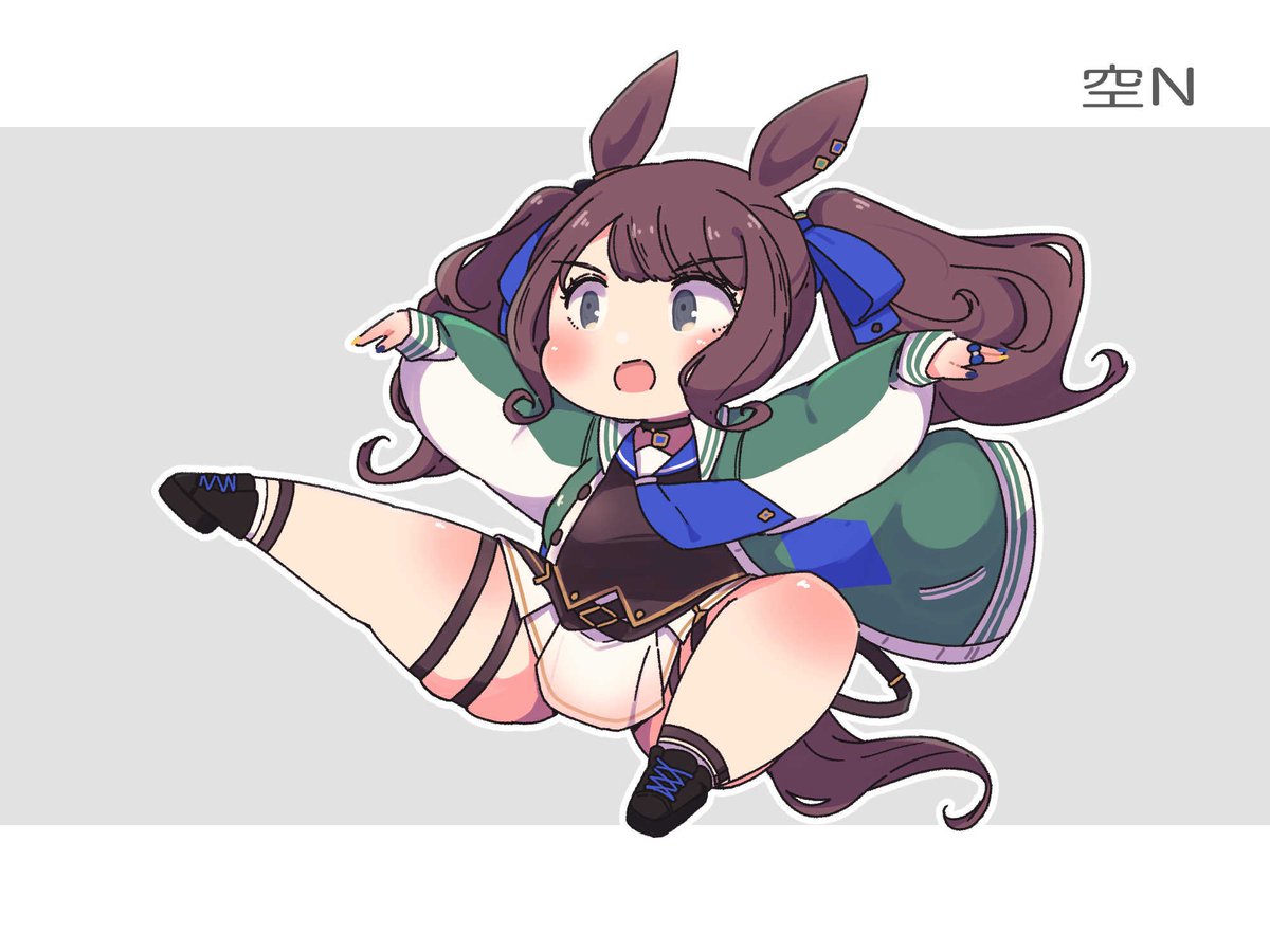 トーセンジョーダン 「空Nジョーダン 」|ほろ雪のイラスト