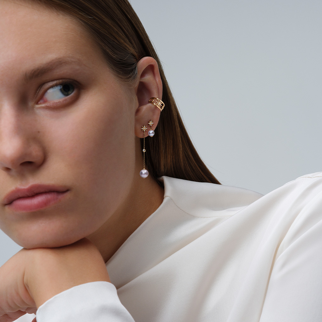 スタージュエリー パール イヤーカフ アクセサリー アコヤパール  