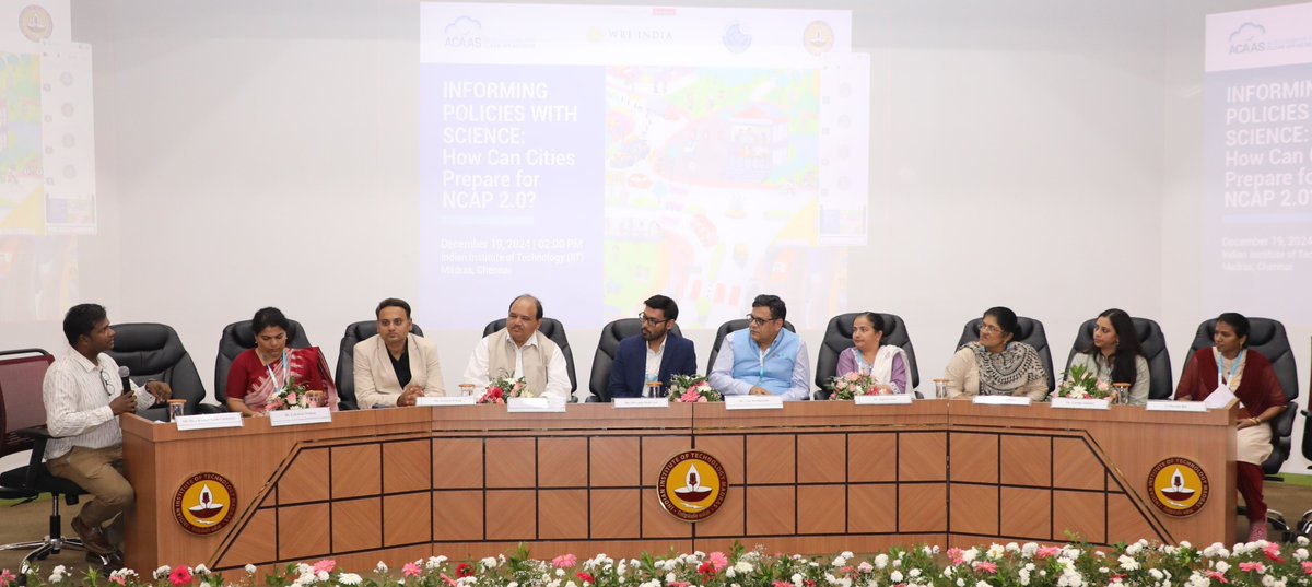 WRIIndia's tweet photo. @WRIIndia in collaboration with IIT Madras recently organised a stakeholder consultation workshop under #ACAAS on ‘Informing Policies with Science: How can Cities Prepare for NCAP 2.0?’ 

#CleanAirNow 1/3 https://t.co/WPYQlInymB