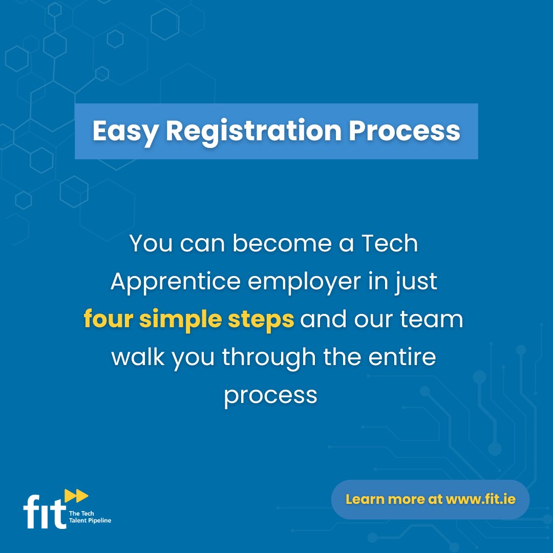 FastrackintoIT's tweet image. Struggling to find the right FIT for your business? Here&apos;s how you can overcome recruitment challenges this year by hiring a #TechApprentice👇
 
Learn more about the benefits of hiring a Tech Apprentice here - fit.ie/tech-apprentic…

#GenerationApprenticeship #ThisisFIT