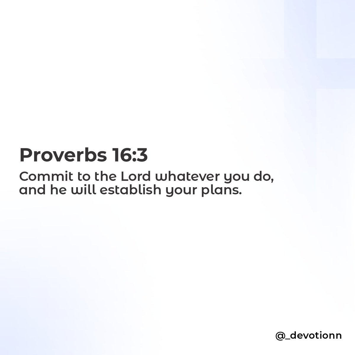 _devotionn's tweet photo. Proverbs 16:3❤️ https://t.co/HPAfQNaAWg
