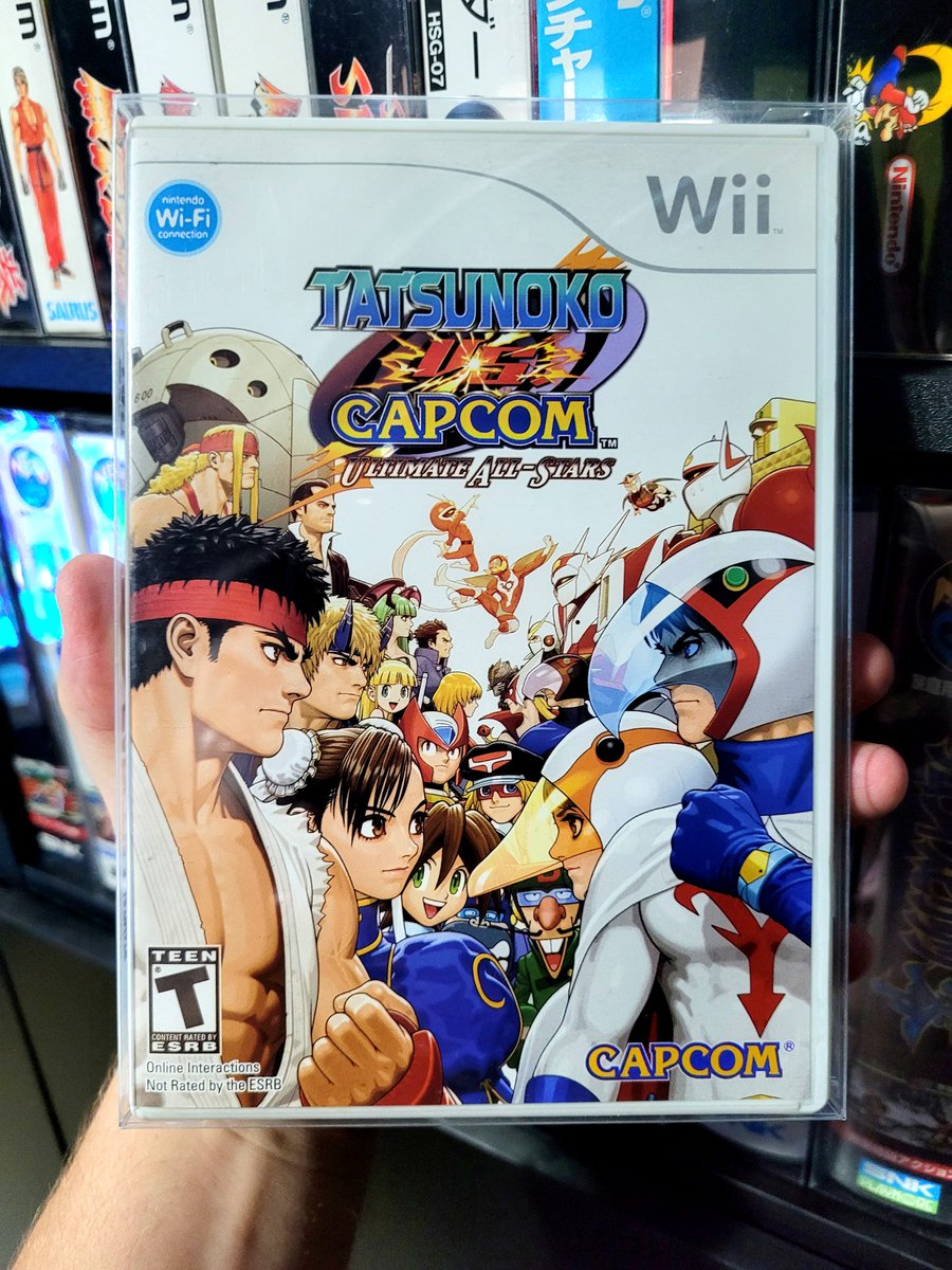 dark_RY0's tweet photo. Uma capa de jogo por dia 117.
Tatsunoko vs. Capcom: Ultimate All-Stars, Wii, 2010.
Capcom.
#TatsunokovsCapcom
#Wii
#Capcom
#Tatsunoko https://t.co/YPqH2gu2zY