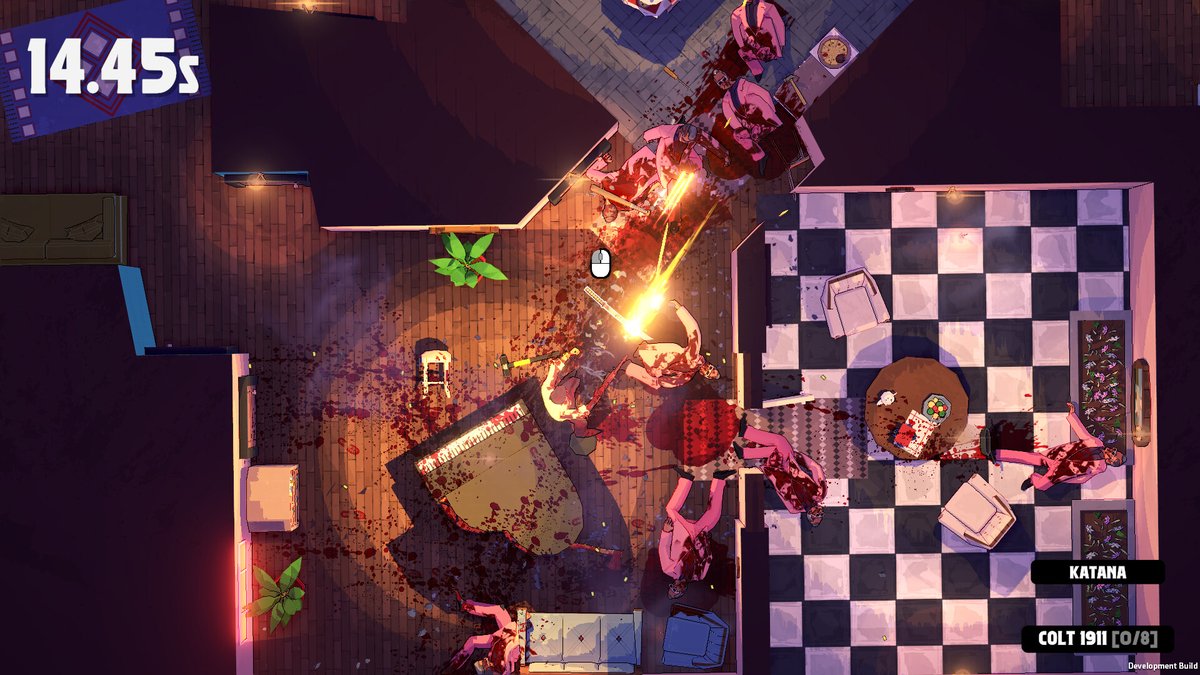 KrolMichal's tweet photo. Studio Transhuman Design (@THDtweet) zapowiedziało nową grę Jackal. Płatny zabójca z Las Vegas, lata 70., vibe Hotline Miami / The Hong Kong Massacre, hektolitry krwi i brutalność na poziomie ultra. Podoba mi się 😍
https://t.co/Yk6Dj2QWDN
#polskiegry #Steam #TranshumanDesign