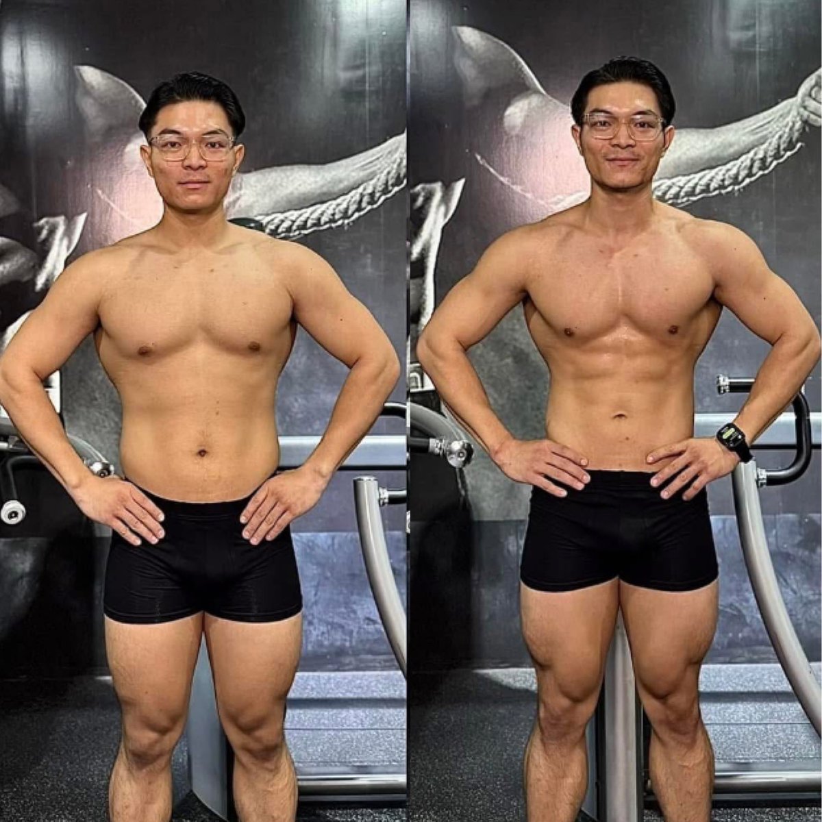 CoachingHybrid's tweet photo. “9 weeks in, and William’s results are insane—leaner, stronger, and more athletic! 🔥 He’s crushing my 12-week Hybrid Athlete program, and there’s still 3 weeks to go #9weeksprogress #fatloss #muscle #onlinecoach https://t.co/Wgx8cb8Y7h