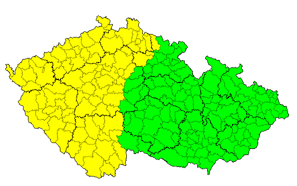 Český hydrometeorologický ústav_VYSTRAHY tweet media