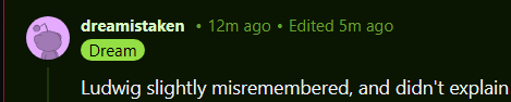 saucysphinx's tweet photo. seems like people do a lot of "misremembering" when it comes to you huh dream https://t.co/98U1XZ7xbx