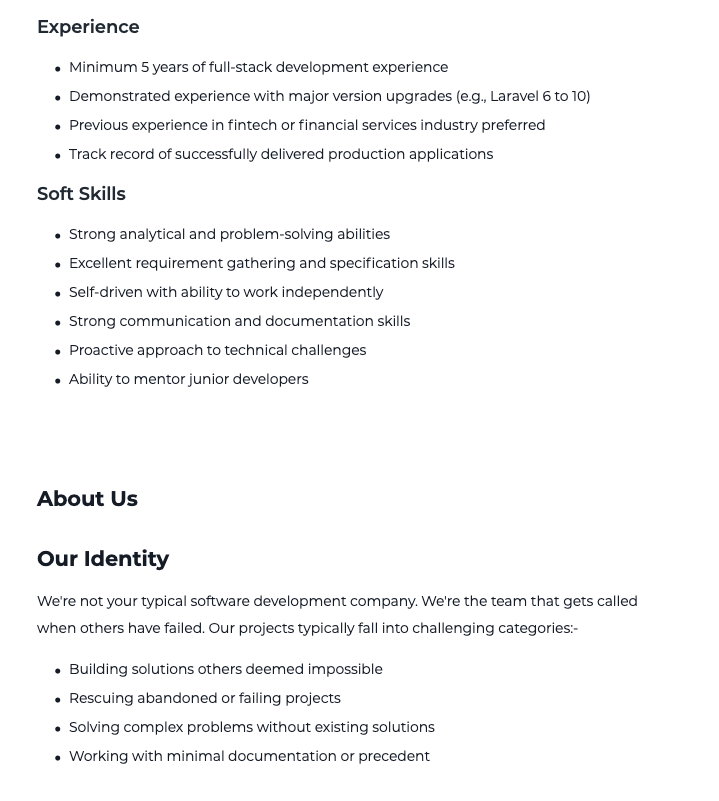 _lennoxomondi's tweet image. Haiya, here's the first role. Full Stack Developer (Laravel/Vue.js)
I encourage you guys to apply even if your rates are above my budget