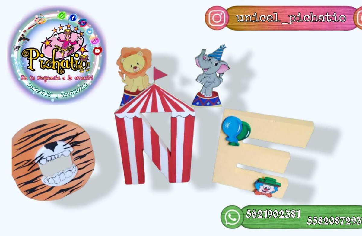DPichatio's tweet photo. Decoramos tu fiesta y eventos sociales
WhatsApp 5621902381
#unicel #unicelpichatio #pichatio #fiesta #decoración #circo https://t.co/QjOJwqy4Vi