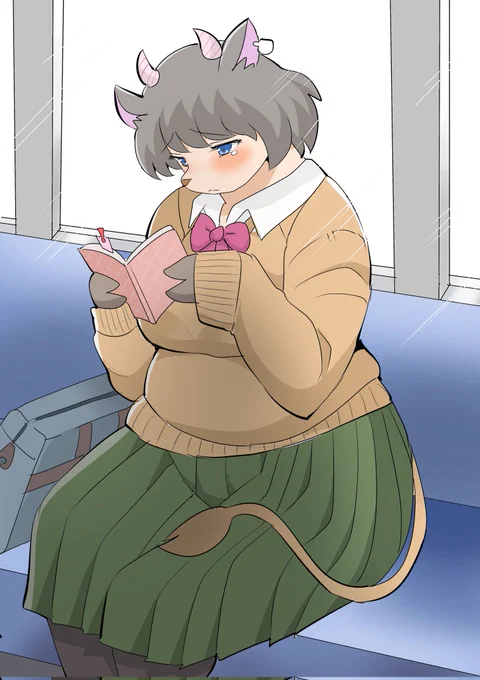 帰りの電車内にて 