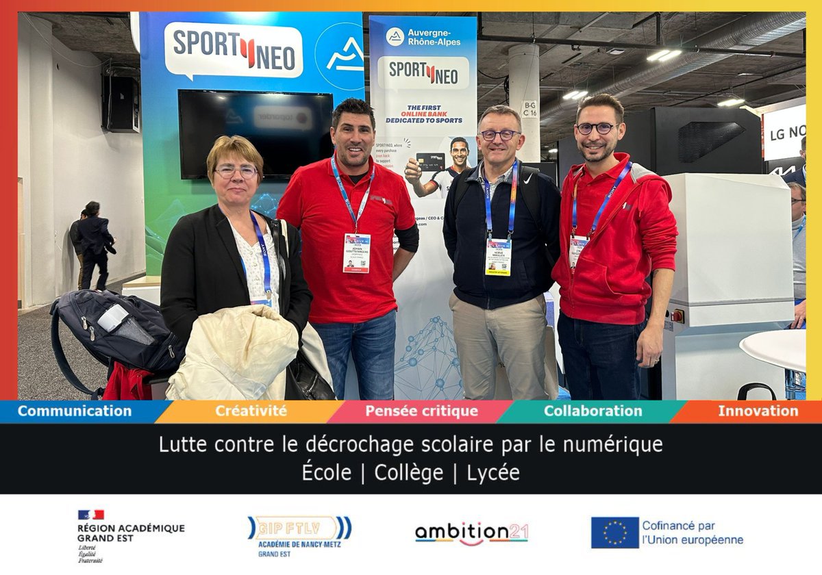 Découverte de #SportyNeo 🇫🇷 au #CES2025 ⤵️
Plateforme avec solution de paiement en ligne gratuite pour les associations sportives et les établissements scolaires. Gestion des cotisations simplifiées.
#CES 
#EPS 
#sports 
#Ambition21