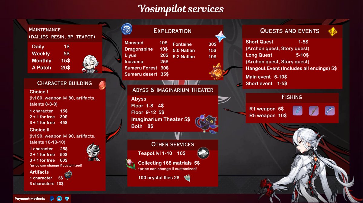 yosimpilot's tweet image. Yosimpilot Services
Too tired to play your favorite game or dont have time for it? I am here to help you with it ^^
If u have any questions or want to avail, dm me ♡
Prices are always negotiable ✩
Proofs below &lt;3