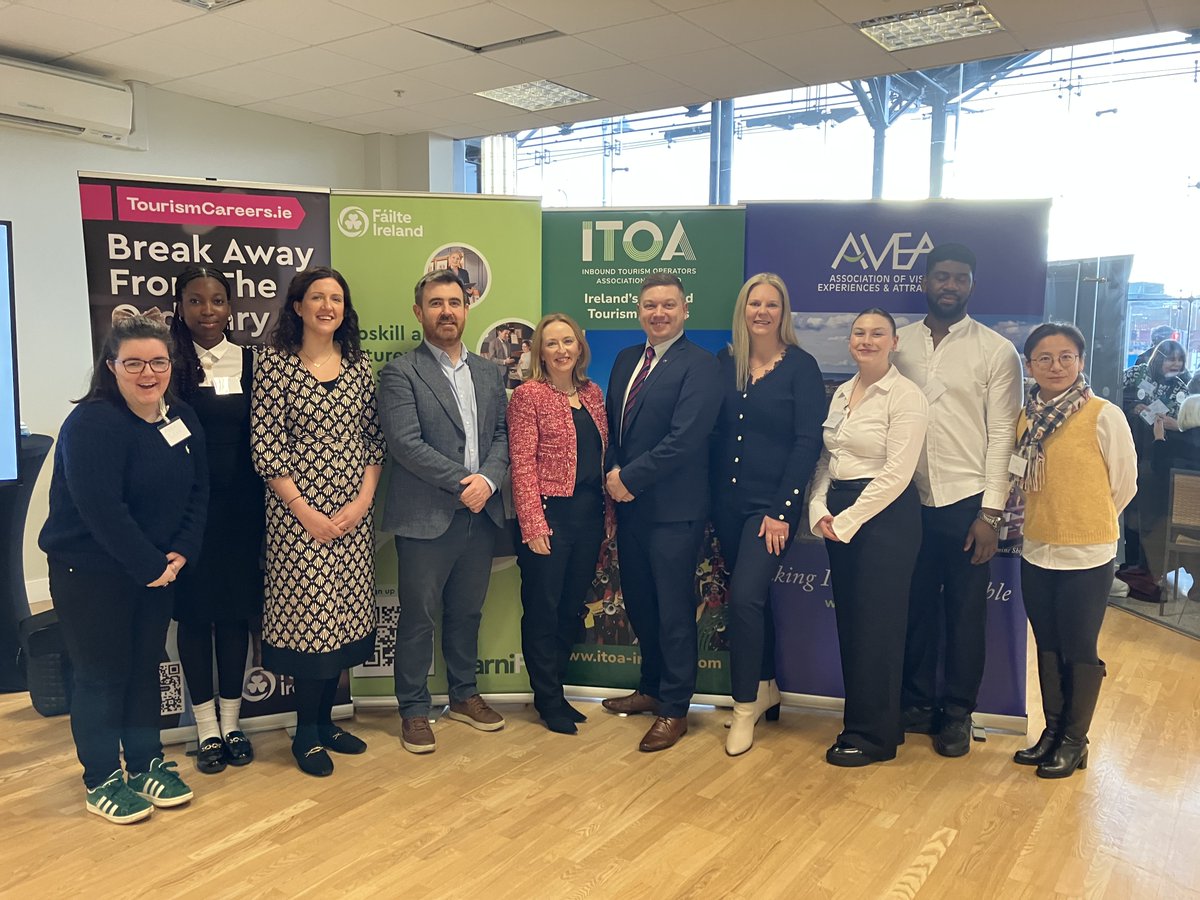 This week in <a href="/EPICMuseumCHQ/">EPIC The Irish Emigration Museum</a>, our Tourism Careers division hosted another packed Tourist Guide Networking Seminar in partnership with @IncomingTourOp and <a href="/avea_ireland/">AVEA Ireland</a>. Last year more than 50 graduating Tourist Guide students from across Ireland were able to secure employment