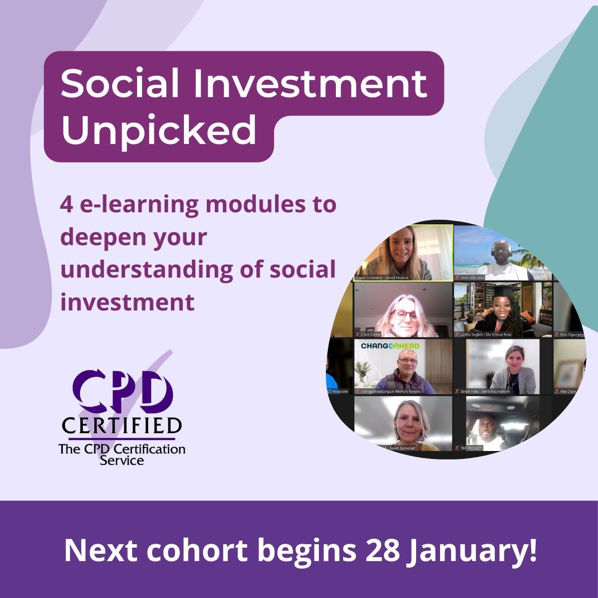 The <a href="/GoodFinanceUK/">Good Finance</a> e-learning programme Social Investment Unpicked is now CPD-accredited 🥳 

Ready to expand your social investment knowledge in 2025? 

Join the next beginner friendly cohort starting 28th January. Register now 👉  buff.ly/36N5eIf