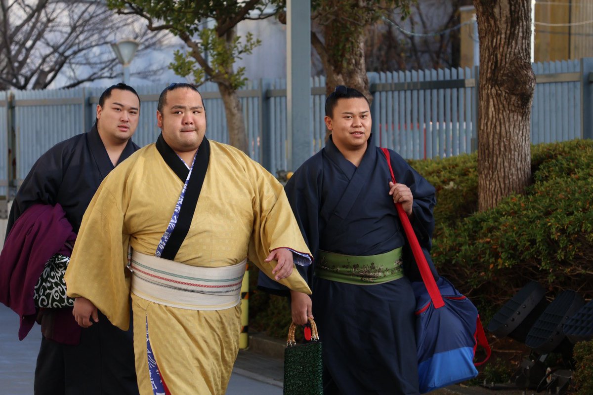 q_q20pp's tweet photo. 初場所 三日目
放駒部屋 島津海関！
付け人は松蘭さんと鳴戸部屋の川村さん！
#放駒部屋 #島津海 #松蘭 #鳴戸部屋 #川村 #sumo https://t.co/phdH08ikmM