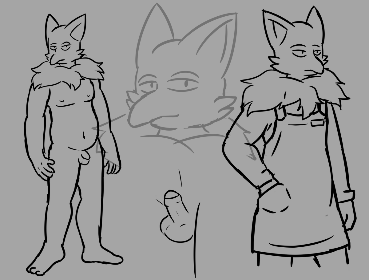 FoxNameCaor's tweet photo. Just wanted to say, after 4 months of touch grass and with my old computer crashing and losing all my drawing files, I haven't been able to draw for a while. I'm going to slowly restart to get back into drawing mood, maybe my drawing style will change a bit from before. https://t.co/5DlQsUzm0y