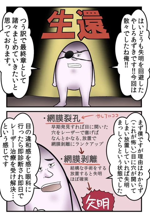 目に穴が開いて失明しかけた話 4/5 