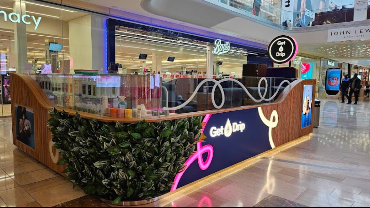 Pretty shocking to see this right in the middle of a shopping mall in London.

Seeing people on IV drips who paid £200 for things like "immunity booster"

With no evidence it works and a real risk of IV line infection

Just the normalisation of quackery and ripping people off