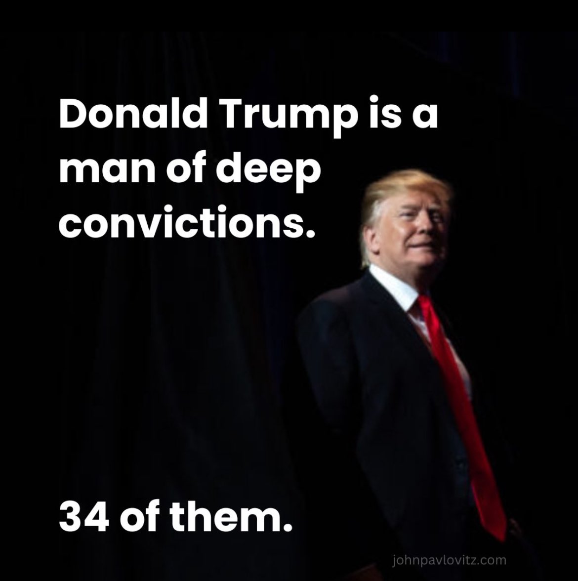 PastorPastTime's tweet photo. @CalltoActivism trump has deep convictions… https://t.co/HNcLgkrcjh