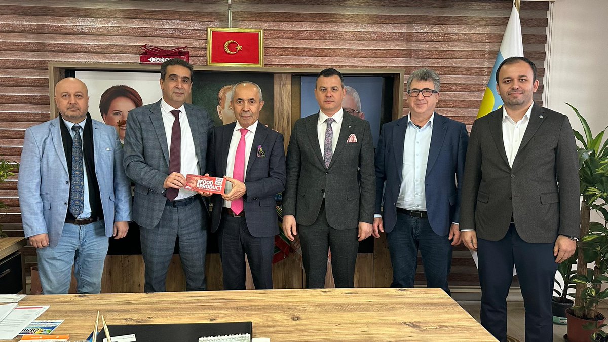 ANFASFUARCILIK's tweet photo. Yönetim Kurulu Başkanımız sayın Ali Bıdı, Yönetim Kurulu üyelerimiz sayın Ziya Özden Tezgel, sayın Ahmet Çayır, Ulusal ve Uluslararası Fuar Direktörümüz sayın Yusuf Oğuz Evler, Antalya İyi Parti İl Başkanı sayın Ali Adnan Kaya’yı ziyaret edip Food Product fuarımıza davet etti. https://t.co/DCwOQifejb