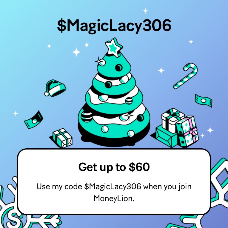 FoxxCozy's tweet photo. Get up to $60! Use my code $MagicLacy306 when you join MoneyLion.
https://t.co/5tMkJ9xRXv https://t.co/pMvNMnGLr1