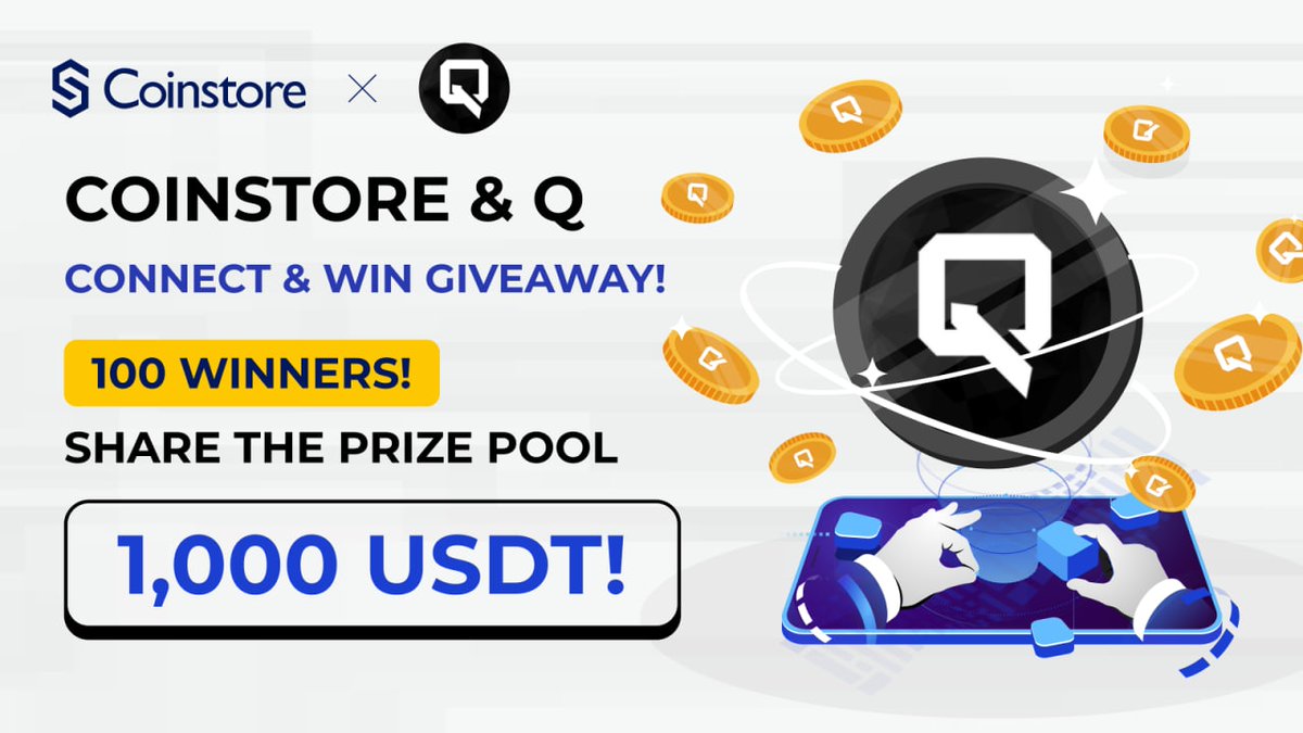 Coinstore (@coinstoreexc) on Twitter photo ๐ Coinstore x <a href="/qntmchain/">Quantum Chain</a> Connect & Win Giveaway! ๐
๐100 Winners to Share 1,000 USDT! ๐
๐ Jan 14th, 18:00 - Jan 21st, 18:00 UTC+8
๐ Participate now: gleam.io/M6S0J/coinstorโฆ
Tips to increase your chances of winning:
๐น Complete all tasks with high scores.
๐น Maintain high ๐ Coinstore x <a href="/qntmchain/">Quantum Chain</a> Connect & Win Giveaway! ๐
๐100 Winners to Share 1,000 USDT! ๐
๐ Jan 14th, 18:00 - Jan 21st, 18:00 UTC+8
๐ Participate now: gleam.io/M6S0J/coinstorโฆ
Tips to increase your chances of winning:
๐น Complete all tasks with high scores.
๐น Maintain high