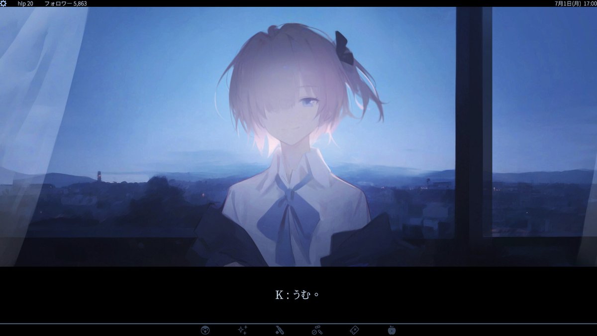 Steamの新作ビジュアルノベル tweet media