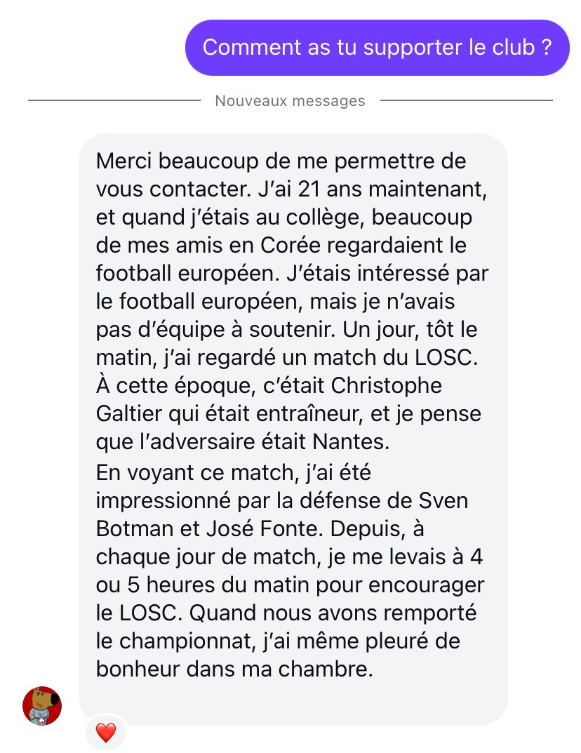 voixdesdogues's tweet image. @losclive faut qu’on parle ! Je suis sûre que tu as bien une petite place en loge pour lui. Il mérite de découvrir le stade, prendre des photos avec les joueurs, fouler le bord terrain … 

@losclive fait le rêver stp ! ❤️🤍