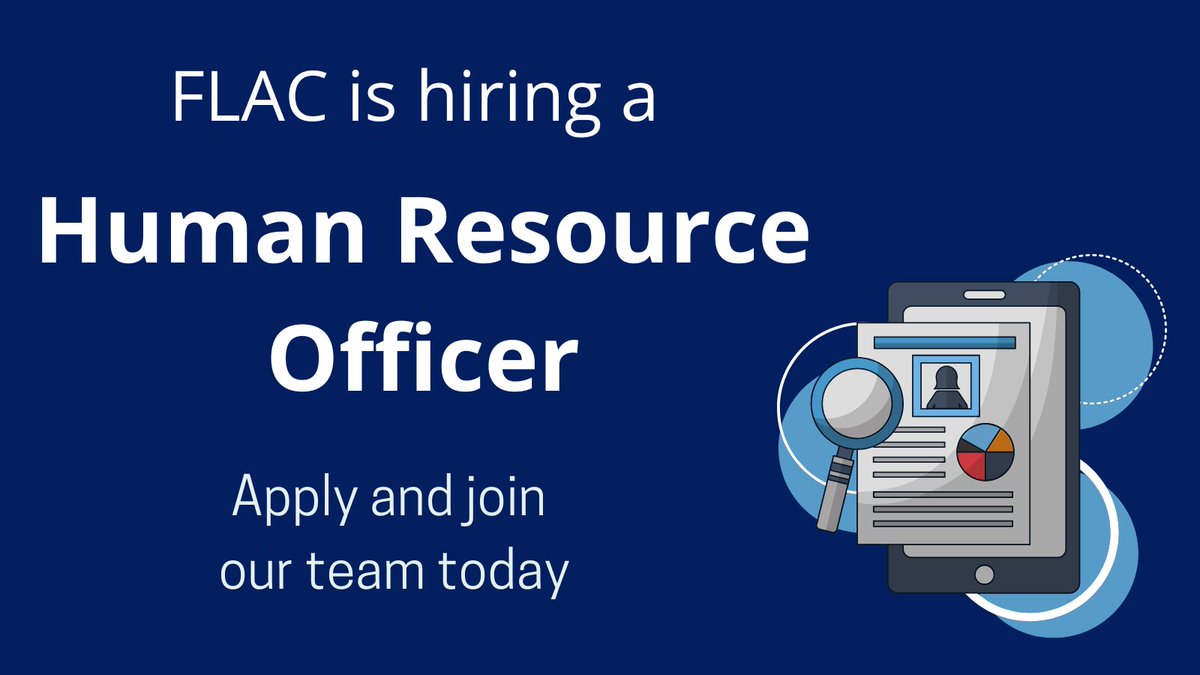flacireland's tweet photo. FLAC is hiring a Human Resource Officer to develop and support FLAC’s staff. Closing date for applications is Friday 31 January.

For more info and how to apply visit https://t.co/vzjR82sJPi 
#jobfairy https://t.co/nQAABzTeZ2