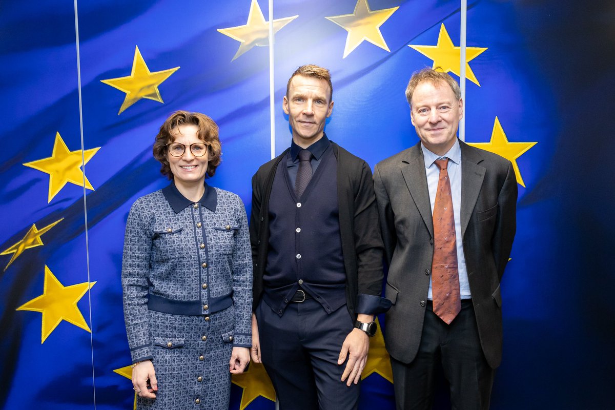 Jessika Roswall (@jessikaroswall) on Twitter photo Productive meeting today with <a href="/ParDalhielm/">Pär Dalhielm</a> , President of EurEau, and Oliver Loebel, Secretary General of EurEau.
We had valuable discussions on water resilience. Looking forward to continuing this important dialogue! Productive meeting today with <a href="/ParDalhielm/">Pär Dalhielm</a> , President of EurEau, and Oliver Loebel, Secretary General of EurEau.
We had valuable discussions on water resilience. Looking forward to continuing this important dialogue!
