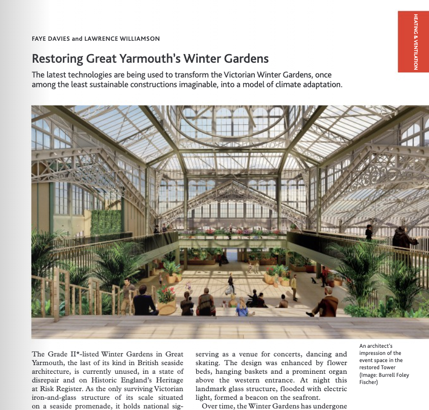 “The latest technologies are being used to transform the Victorian Winter Gardens, once amongst the least sustainable constructions imaginable, into a model of climate adaption.” 
Read the full article in @IHBCtweet Context Magazine. 
ihbconline.co.uk/context/182/30/