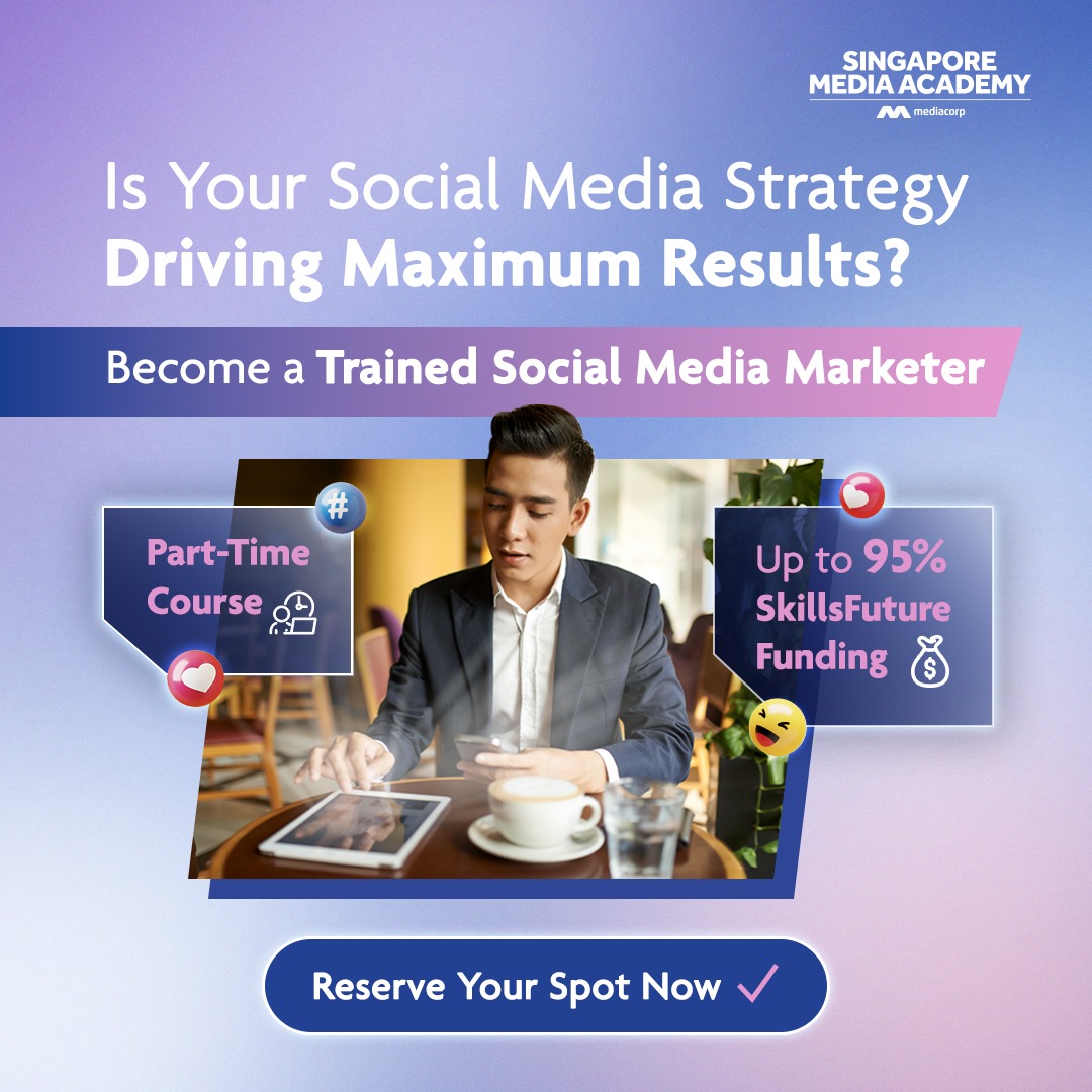 SMAsg's tweet photo. Design social media strategies that maximise results. Master online content creation, persuasive copywriting and social media analytics. Enjoy up to 95% SkillsFuture Funding!
Specialist Diploma in Social Media Marketing and Online Content Creation
https://t.co/89euaYzj8C https://t.co/RevnJmHtpz