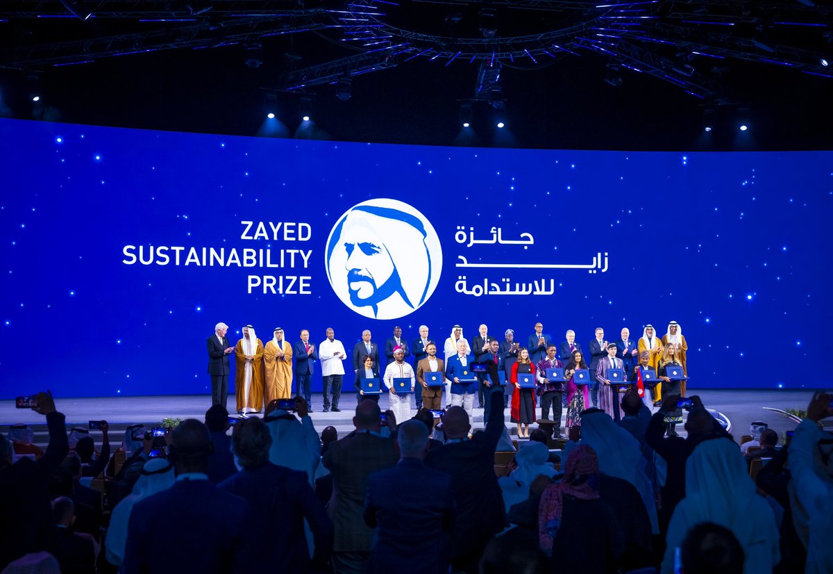 PBATMediaCentre's tweet photo. President @officialABAT attends the 2025 Abu Dhabi Sustainability Week Opening Ceremony and Sustainability Prize Award Ceremony in the United Arab Emirates.
#PBATInUAE https://t.co/VeO6VwqoIR