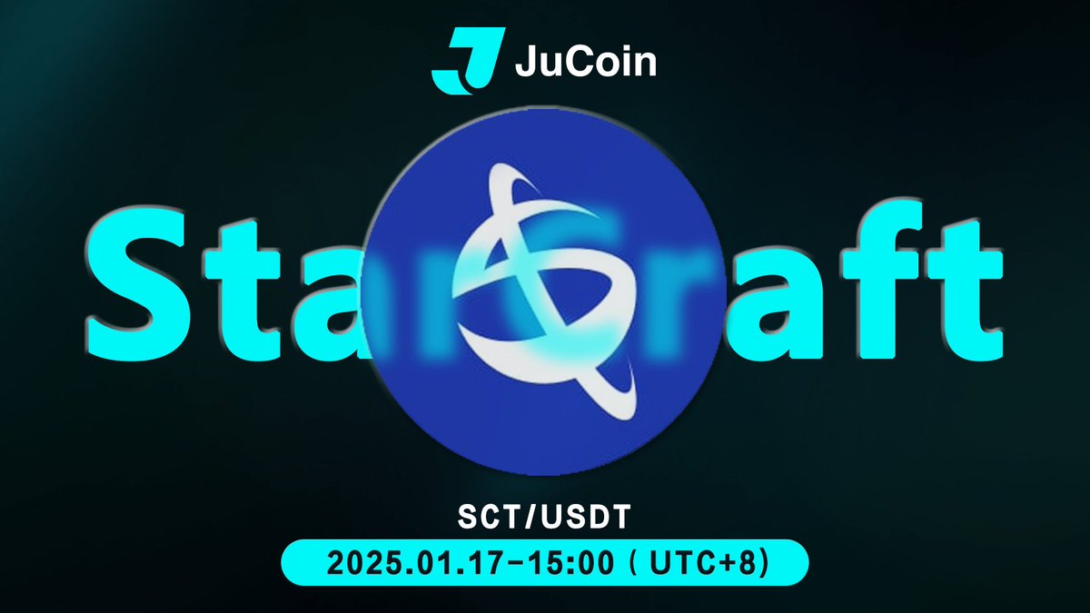 🚀New Listing <a href="/starcraft__vip/">Starcraft</a>

#JuCoin is about to list $SCT and open the trading pair #SCT/USDT.

✅Deposit: Jan 16, 2025, 15:00 (UTC+8)
✅Trading: Jan 17, 2025, 15:00 (UTC+8)
✅Withdrawal: Jan 17, 2025, 15:00 (UTC+8)

More👉bit.ly/40y1BCE
Join
