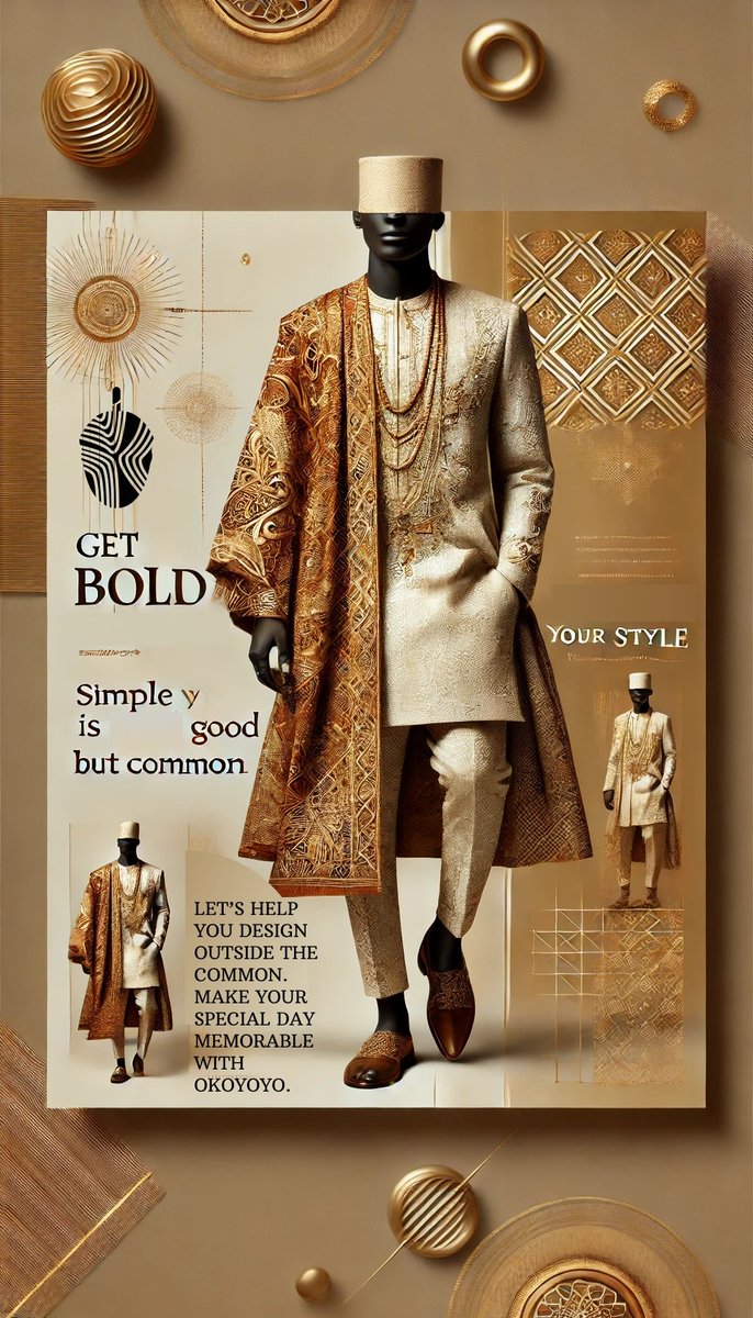 O_KOYOYO's tweet photo. SWIPE FOR MAGIC

Our team of designers are crafting some of the most daring African fashion statements of the year! 

In the spirit of boldness, we're challenging YOU to step outside the ordinary and explore designs that break boundaries. 
Ready to make a statement?... https://t.co/NHg9IRmv08