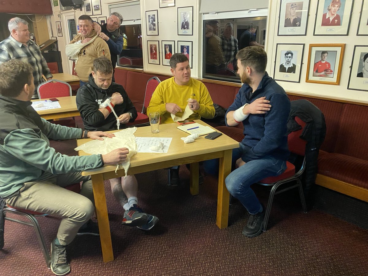 Tim Poole (@timpoole959) on Twitter photo Great evening with <a href="/penclawddrfc/">Penclawdd RFC</a> last night delivering FA. Lots of curious questions around keeping the game safe! “When the heart stops every second counts - learn CPR, it saves life’s! <a href="/Linsbridge/">Lindsey Chaplin</a> <a href="/WRU_Community/">WRU Community - Wrth galon y genedl</a> #freecourse #learnfirstaid #CPR #defib Great evening with <a href="/penclawddrfc/">Penclawdd RFC</a> last night delivering FA. Lots of curious questions around keeping the game safe! “When the heart stops every second counts - learn CPR, it saves life’s! <a href="/Linsbridge/">Lindsey Chaplin</a> <a href="/WRU_Community/">WRU Community - Wrth galon y genedl</a> #freecourse #learnfirstaid #CPR #defib