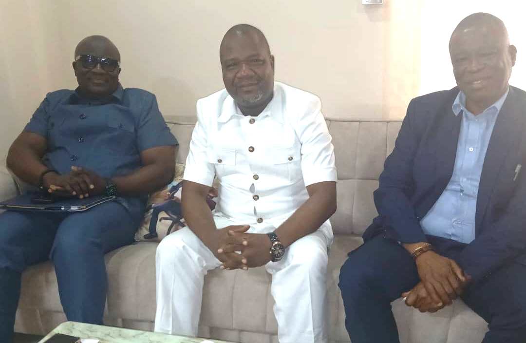 Newly appointed Chairman <a href="/PPRCSL/">PPRC-SL</a> Emmanuel K. Amara Esq.  today played host to the Former Chairman Hon Justice Abdullai M. Bangurah Esq.  and the Chief Electoral Commissioner Mr. Mohamed K, Konneh