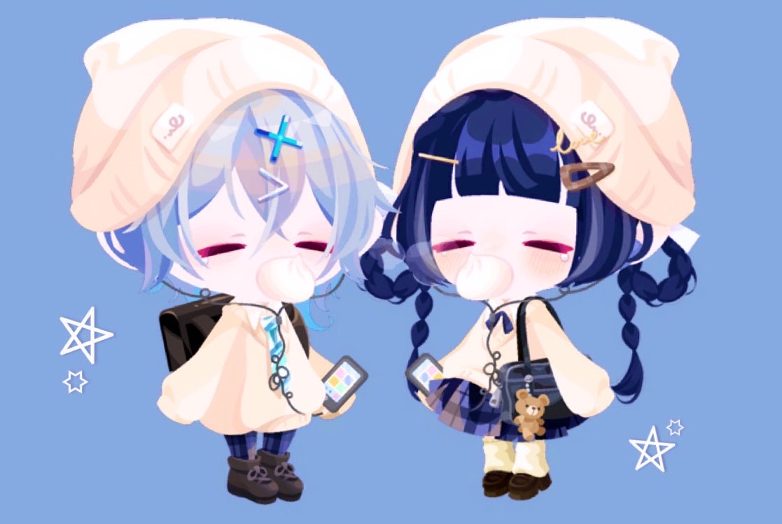 制服かっぷる𖤐⸝⸝⸝⋆

#ポケコロ