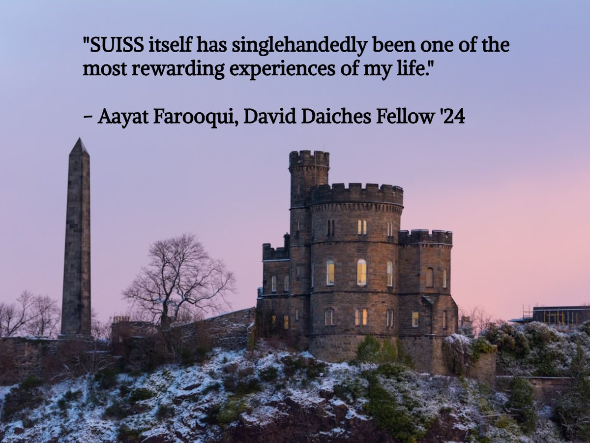 SUISS commemorates the life and vision of our founder by offering a special scholarship in his name. The successful candidate will be offered a free place on the Text and Context Course. Details available on our website.