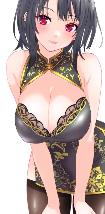skebでボツにした旗袍高雄さん供養 