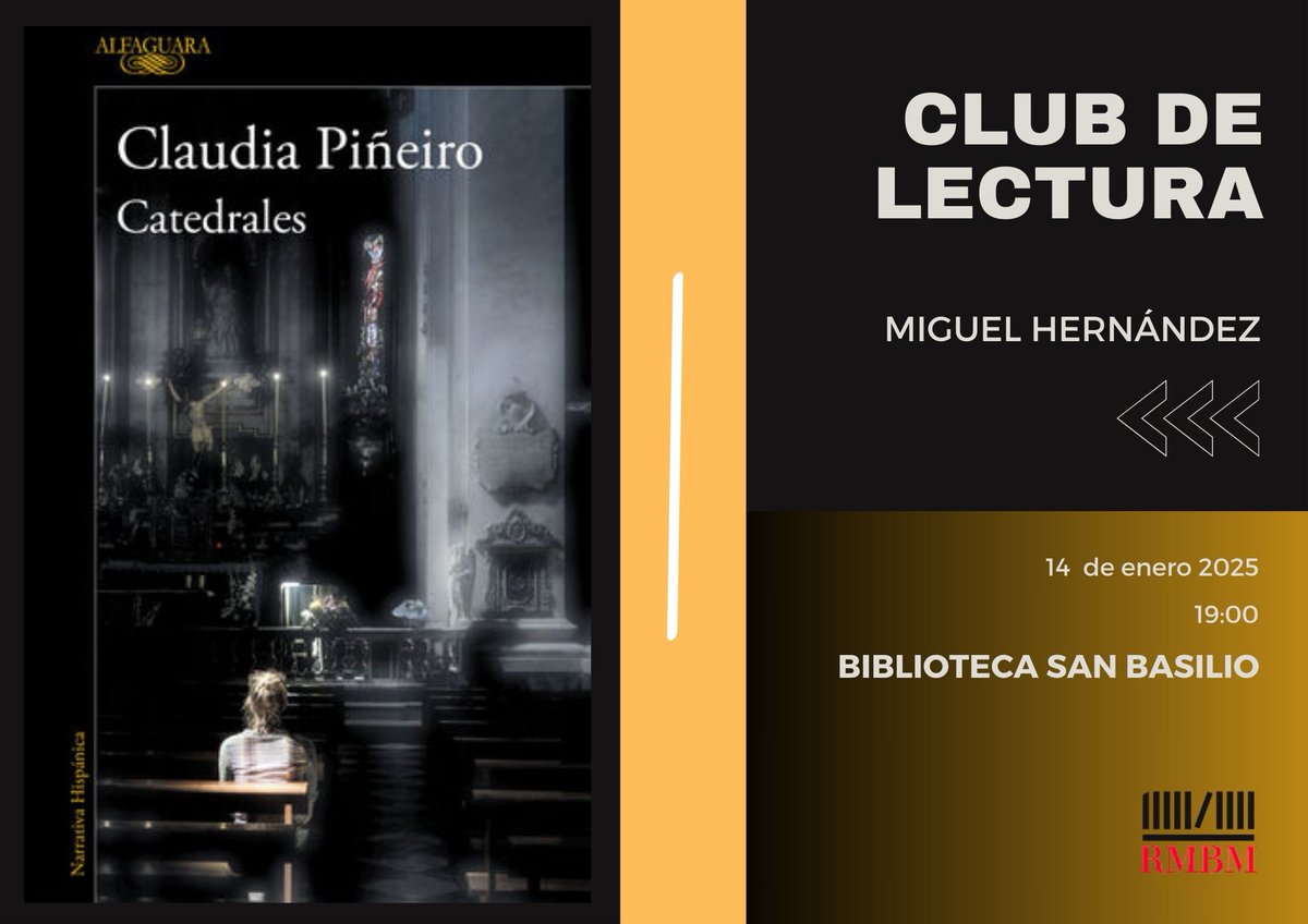 El 𝗖𝗹𝘂𝗯 𝗱𝗲 𝗟𝗲𝗰𝘁𝘂𝗿𝗮 𝗠𝗶𝗴𝘂𝗲𝗹 𝗛𝗲𝗿𝗻𝗮́𝗻𝗱𝗲𝘇 estrena hoy el nuevo año con el comentario de esta interesante novela negra donde cada personaje da su visión de la historia.
<a href="/RMBM17/">RMBM</a> 
#lecturasrecomendadas
#clubesdelectura